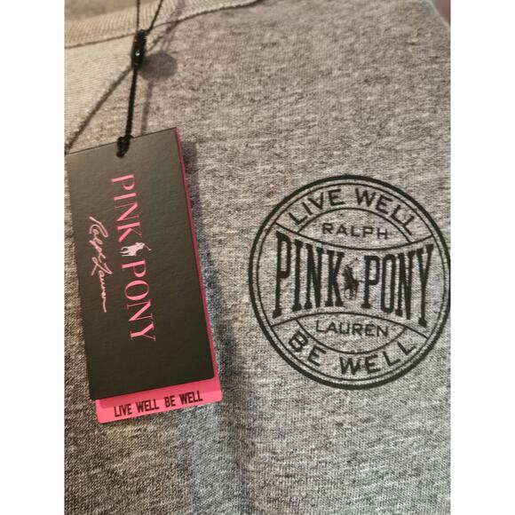 Ralph lauren Mens xl pink pony collection pullover crewneck sweatshirt new gray - Picture 3 of 8